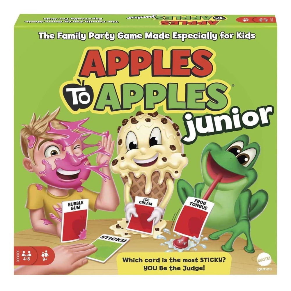 Mattel Games Apples to Apples Junior the Game of Crazy Comparisons! NEW Family